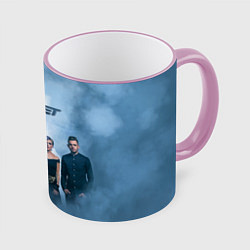 Кружка 3D Skillet: Smoke, цвет: 3D-розовый кант