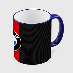 Кружка 3D BMW SPORT, цвет: 3D-синий кант