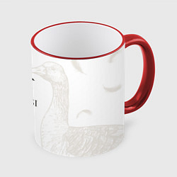 Кружка 3D GUSSI Ga-Ga-Ga, цвет: 3D-красный кант