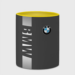 Кружка 3D BMW SPORT, цвет: 3D-белый + желтый — фото 2