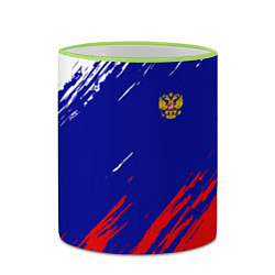 Кружка 3D RUSSIA SPORT, цвет: 3D-светло-зеленый кант — фото 2