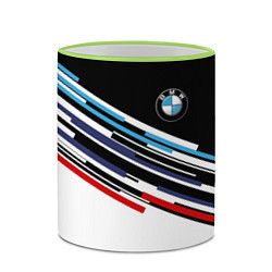 Кружка 3D BMW BRAND COLOR БМВ, цвет: 3D-светло-зеленый кант — фото 2