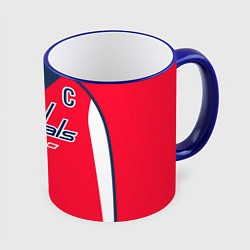 Кружка 3D Washington Capitals: Ovechkin Red, цвет: 3D-синий кант