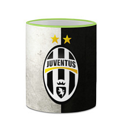 Кружка 3D FC Juventus W&B, цвет: 3D-светло-зеленый кант — фото 2