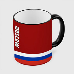 Кружка 3D Moscow, Russia, цвет: 3D-черный кант