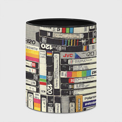 Кружка 3D VHS-кассеты, цвет: 3D-белый + черный — фото 2