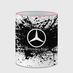 Кружка 3D Mercedes-Benz: Black Spray, цвет: 3D-розовый кант — фото 2