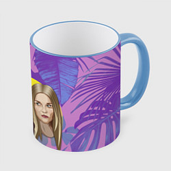 Кружка цветная Большая или маленькая ложь