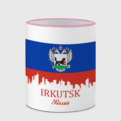 Кружка 3D Irkutsk: Russia цвета 3D-розовый кант — фото 2