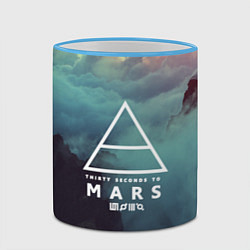 Кружка 3D 30 STM: Dark Heaven, цвет: 3D-небесно-голубой кант — фото 2