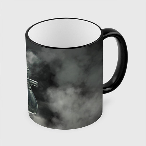 Кружка цветная TFK Incomplete / 3D-Черный кант – фото 1