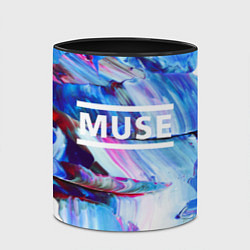 Кружка 3D MUSE: Blue Colours, цвет: 3D-белый + черный — фото 2