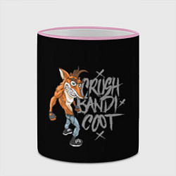 Кружка 3D Crush Bandicoot цвета 3D-розовый кант — фото 2