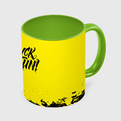 Кружка 3D GLHF, цвет: 3D-белый + светло-зеленый