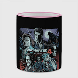 Кружка 3D Uncharted 4, цвет: 3D-розовый кант — фото 2