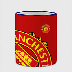 Кружка 3D FC Man United: Red Exclusive, цвет: 3D-синий кант — фото 2