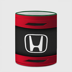 Кружка 3D Honda Sport, цвет: 3D-зеленый кант — фото 2
