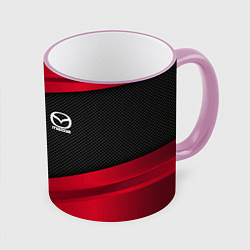 Кружка 3D Mazda: Red Sport, цвет: 3D-розовый кант