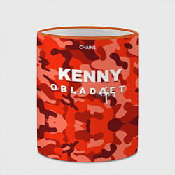 Кружка 3D Kenny: Obladaet Camo, цвет: 3D-оранжевый кант — фото 2