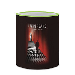 Кружка 3D Twin Peaks: Firewalk with me, цвет: 3D-светло-зеленый кант — фото 2
