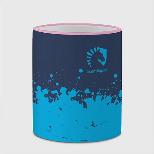 Кружка цветная Team Liquid: Color Style / 3D-Розовый кант – фото 2