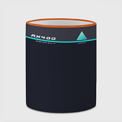 Кружка 3D Detroit: AX400, цвет: 3D-оранжевый кант — фото 2
