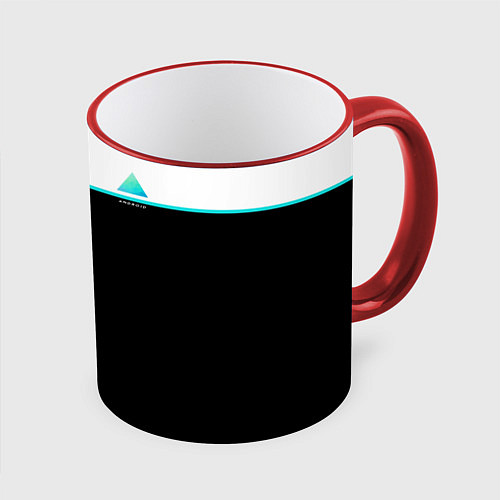 Кружка цветная Detroit: AX400 / 3D-Красный кант – фото 1