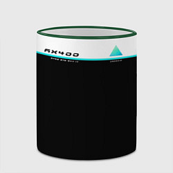 Кружка 3D Detroit: AX400, цвет: 3D-зеленый кант — фото 2