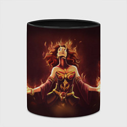 Кружка 3D Lina: Hell Flame, цвет: 3D-белый + черный — фото 2
