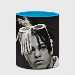Кружка 3D XXXTentacion, цвет: 3D-белый + небесно-голубой — фото 2