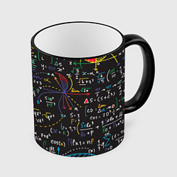 Кружка 3D Math, цвет: 3D-черный кант