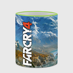 Кружка 3D Far Cry 4: Ice Mountains, цвет: 3D-светло-зеленый кант — фото 2