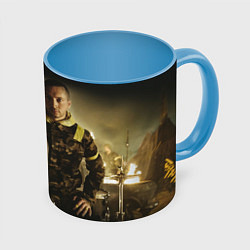 Кружка 3D 21 Pilots Boys, цвет: 3D-белый + небесно-голубой