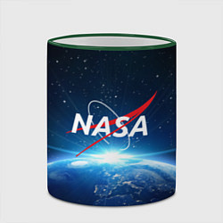 Кружка 3D NASA: Sunrise Earth, цвет: 3D-зеленый кант — фото 2