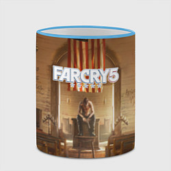 Кружка 3D Far Cry 5, цвет: 3D-небесно-голубой кант — фото 2