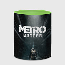 Кружка 3D Metro Exodus, цвет: 3D-белый + светло-зеленый — фото 2