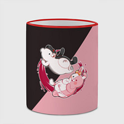 Кружка 3D MONOKUMA X MONOMI, цвет: 3D-красный кант — фото 2