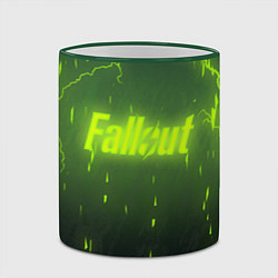Кружка 3D Fallout: Radiation Storm, цвет: 3D-зеленый кант — фото 2
