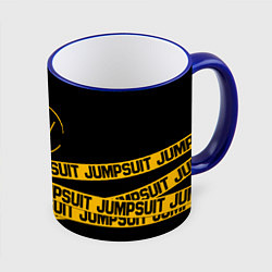 Кружка 3D Twenty One Pilots: Jumpsuit, цвет: 3D-синий кант