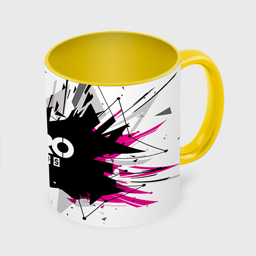 Кружка цветная Metro: Exodus Purple / 3D-Белый + желтый – фото 1