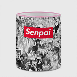 Кружка 3D SENPAI Stories, цвет: 3D-розовый кант — фото 2