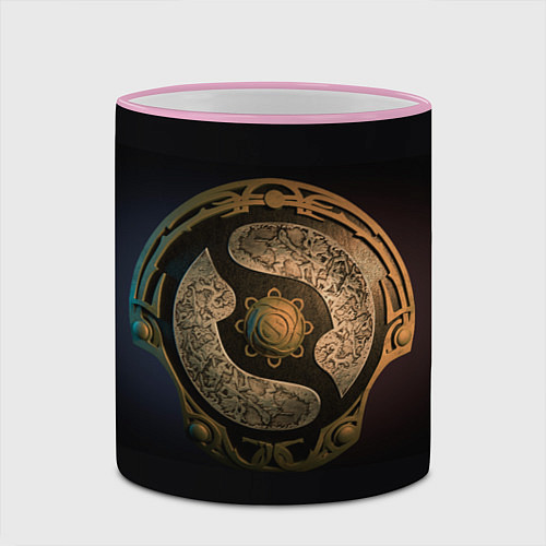 Кружка цветная Bronze Aegis / 3D-Розовый кант – фото 2