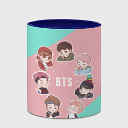 Кружка 3D BTS Boys, цвет: 3D-белый + синий — фото 2