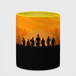 Кружка 3D Red Dead Redemption: Orange Sun, цвет: 3D-белый + желтый — фото 2