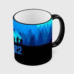 Кружка 3D RDR 2: Blue Style, цвет: 3D-черный кант