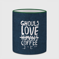 Кружка 3D Ghouls Love Coffee, цвет: 3D-зеленый кант — фото 2