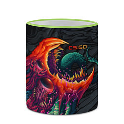 Кружка 3D CS:GO Hyper Beast Original, цвет: 3D-светло-зеленый кант — фото 2