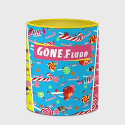 Кружка 3D GONE Fludd, цвет: 3D-белый + желтый — фото 2