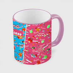 Кружка 3D GONE Fludd, цвет: 3D-розовый кант