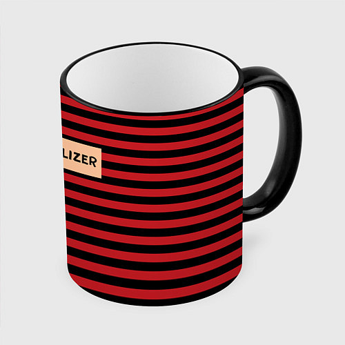 Кружка цветная LIZER: My Soul / 3D-Черный кант – фото 1
